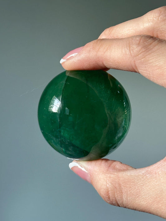 Emerald Green Fluorite Sphere