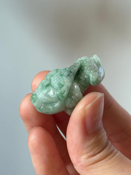 Green Jade Money Frog – YOU PICK! Feng Shui Wealth Toad, Carved Gemstone Prosperity Symbol, Lucky Decor, Abundance Statue for Home or Office