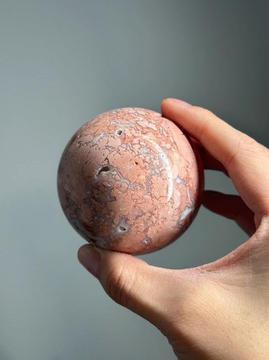 Cotton Candy Agate Sphere