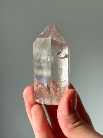 Pink Lithium Quartz Tower