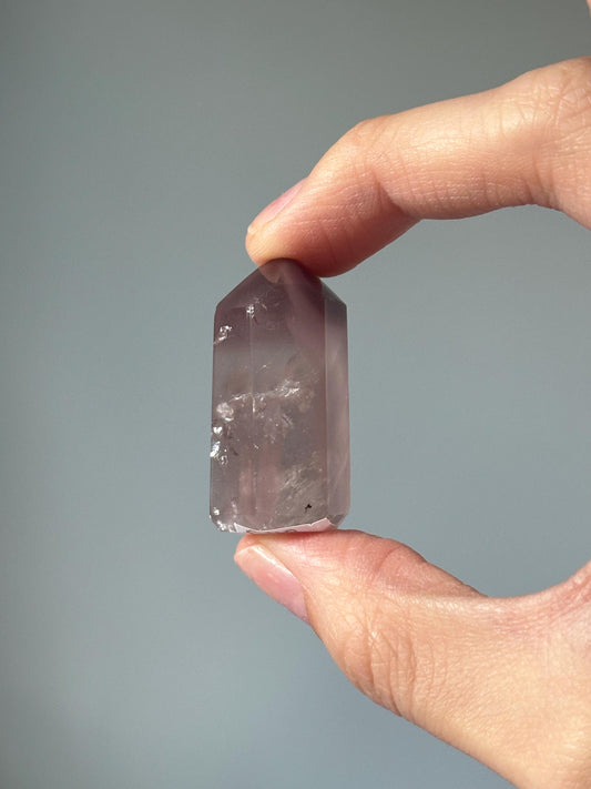 Pink Lithium Quartz Tower