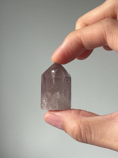 Pink Lithium Quartz Tower