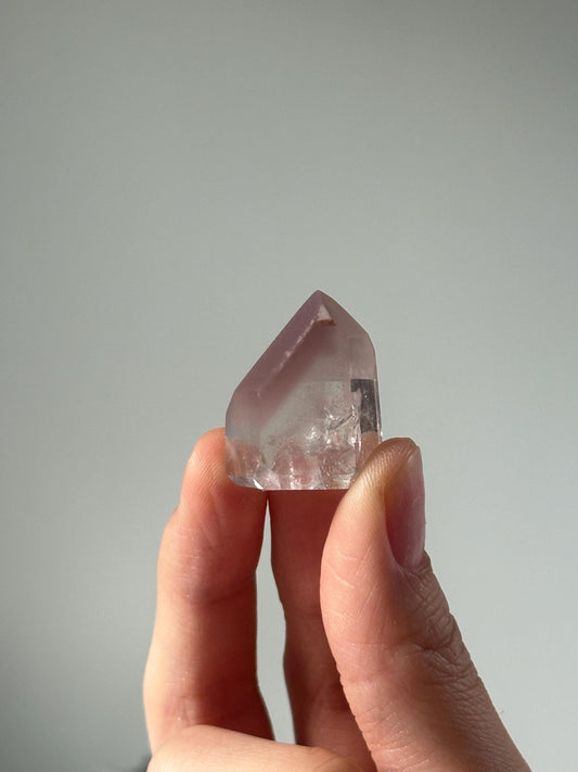 Pink Lithium Quartz Tower
