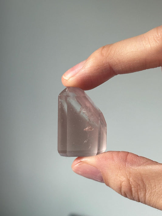 Pink Lithium Quartz Tower