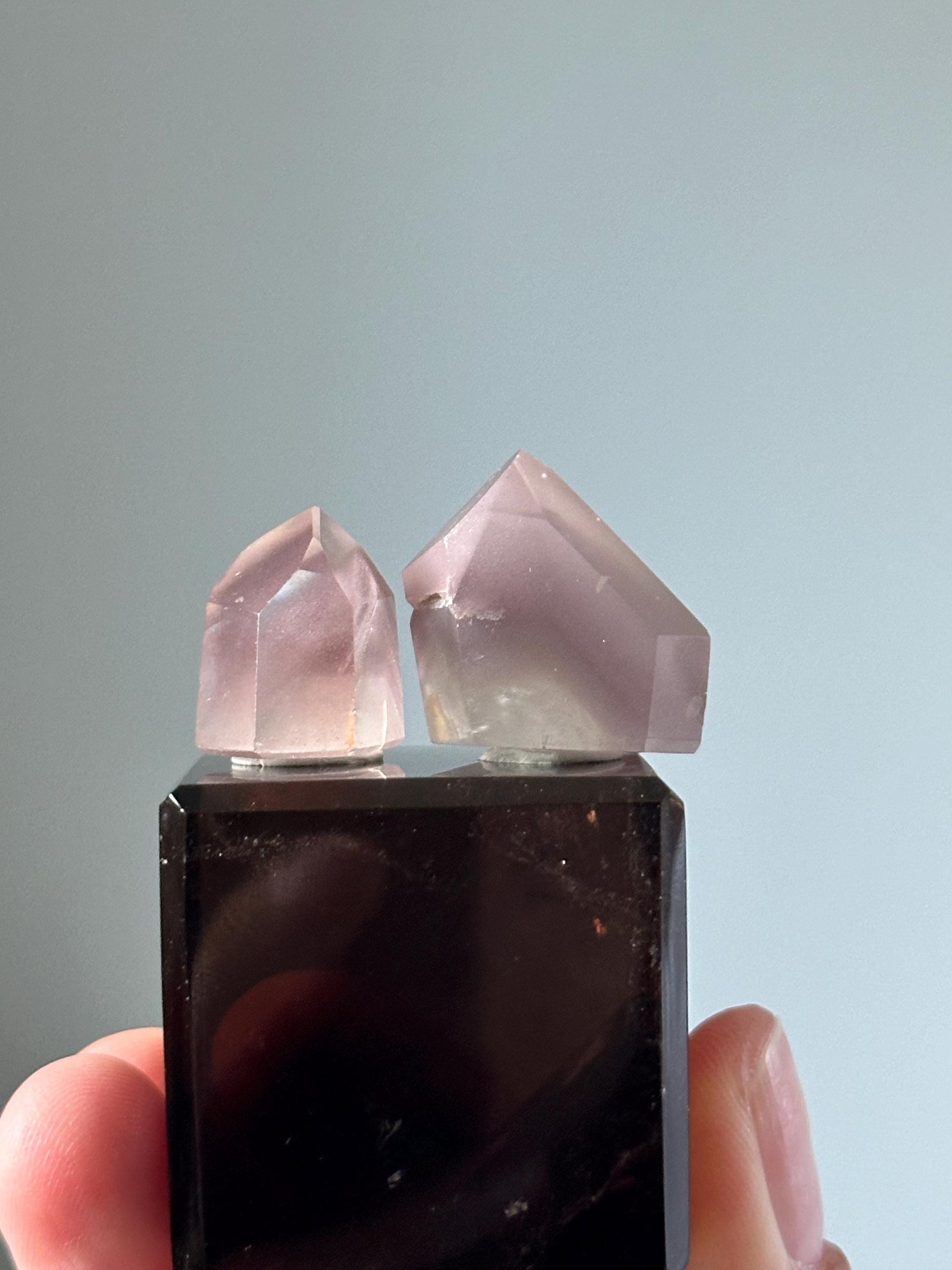 Mini Pink Lithium Set – Natural Calming Crystal Collection, Soothing Gemstones for Emotional, Pocket-Sized Energy Tools or Decor