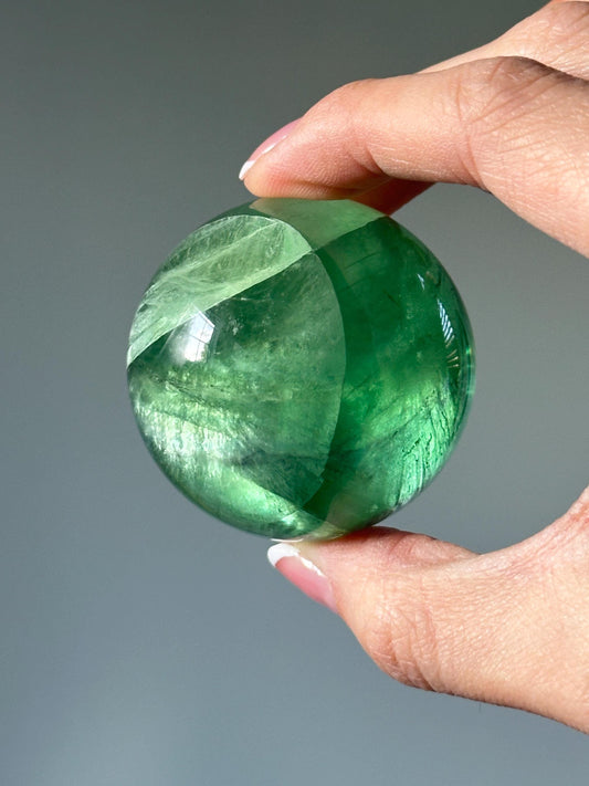 Emerald Green Fluorite Sphere