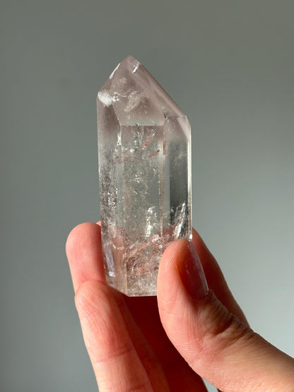 Pink Lithium Quartz Tower