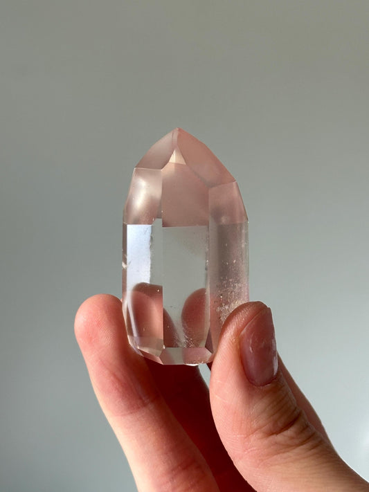 Pink Lithium Quartz Tower