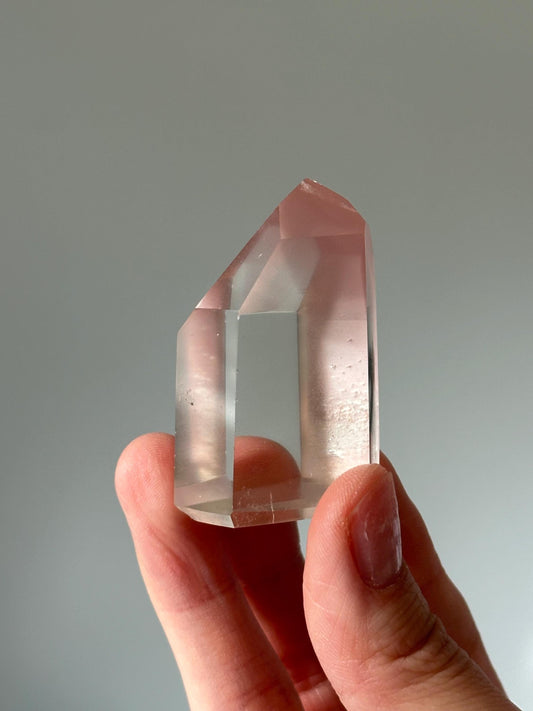 Pink Lithium Quartz Tower