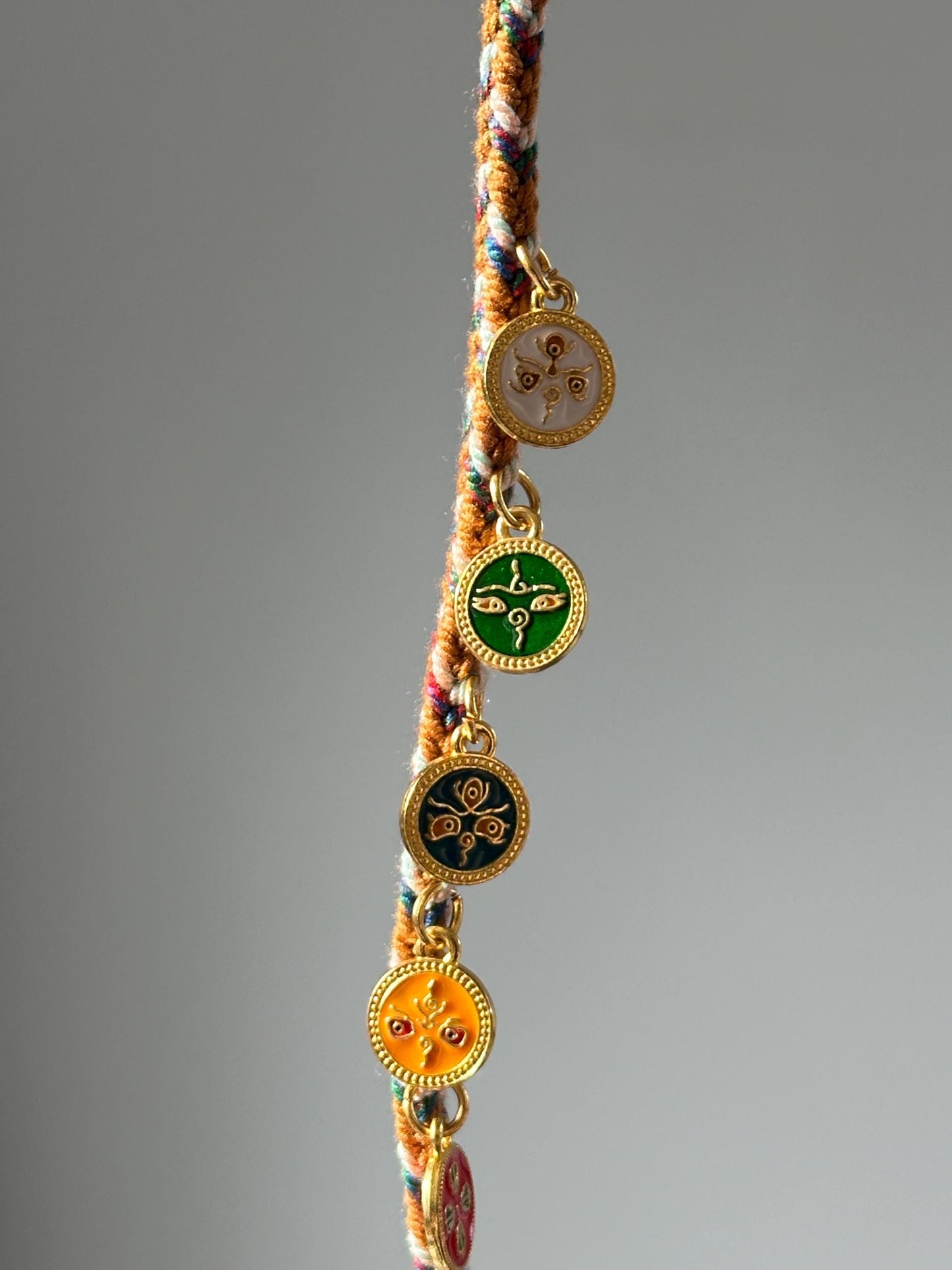 Manjushri Thangka Pendant – Wisdom Deity Necklace for Students, Spiritual Amulet for Clarity, Focus & Learning, Sacred Buddhist Jewelry