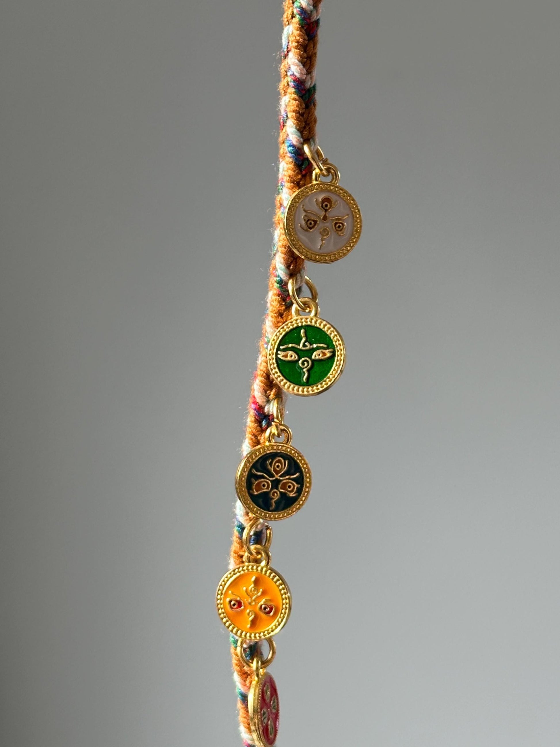 Manjushri Thangka Pendant – Wisdom Deity Necklace for Students, Spiritual Amulet for Clarity, Focus & Learning, Sacred Buddhist Jewelry