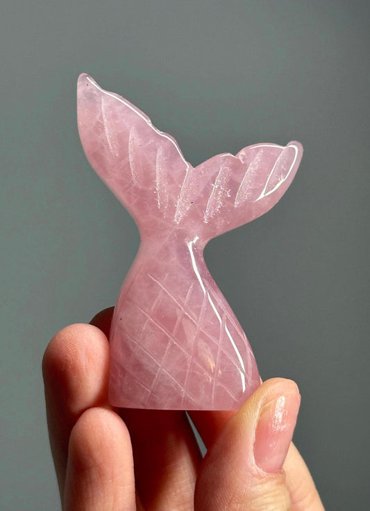 Rose Quartz Mermaid Tail