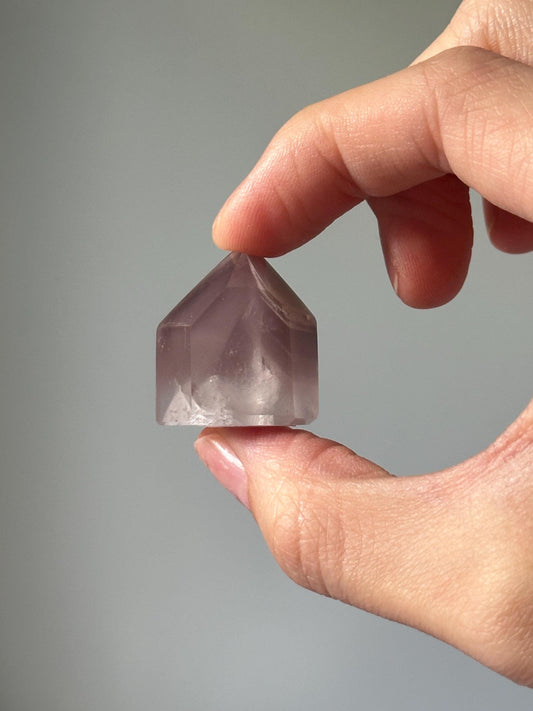 Pink Lithium Quartz Tower