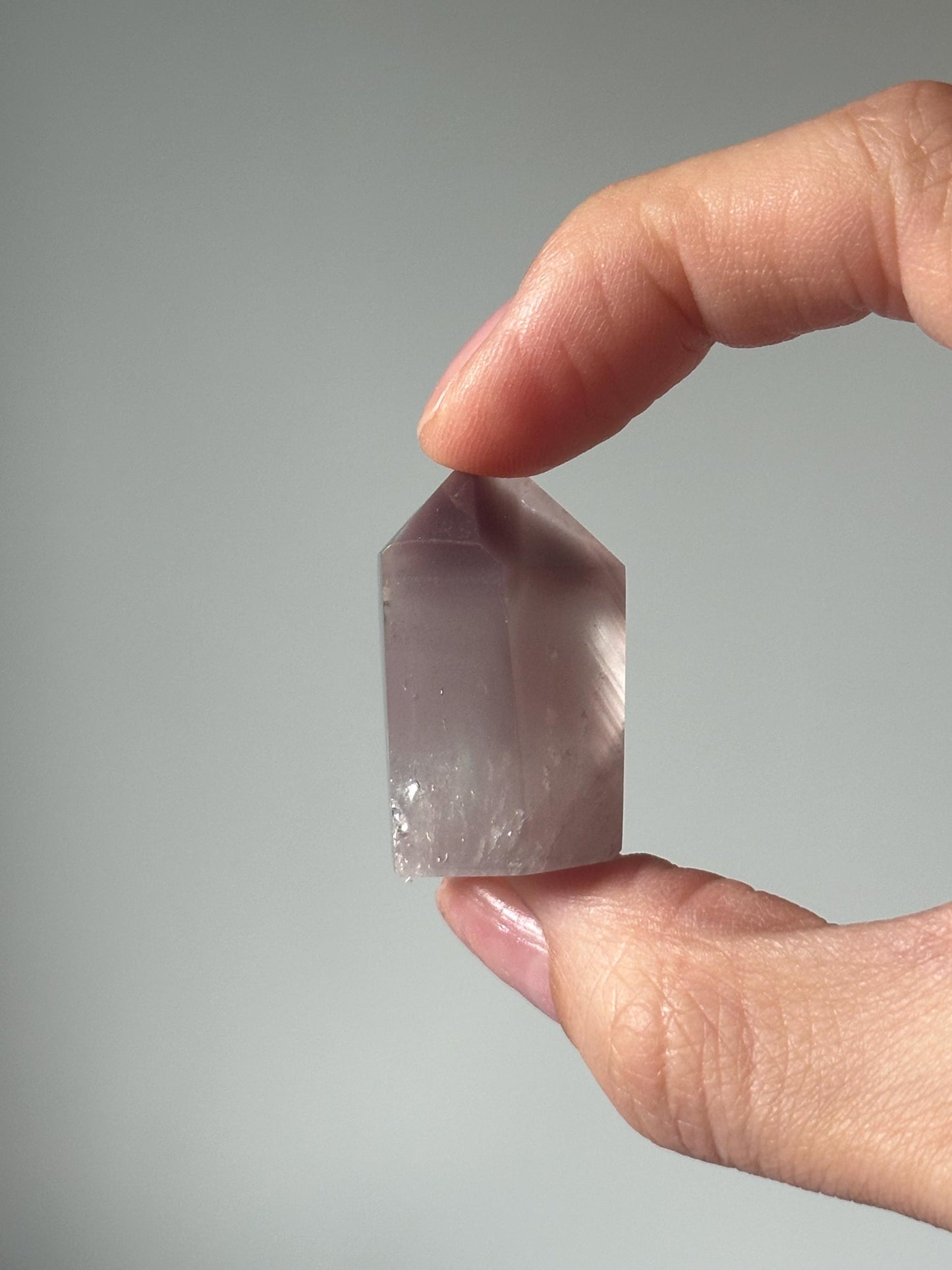 Pink Lithium Quartz Tower