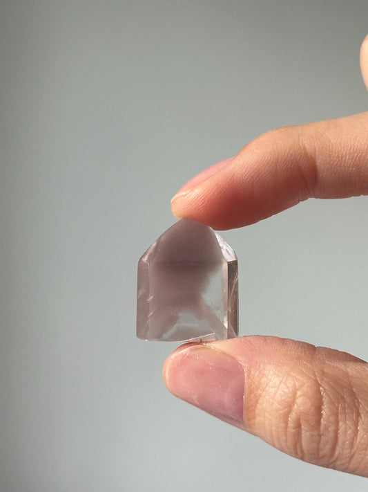 Pink Lithium Quartz Tower