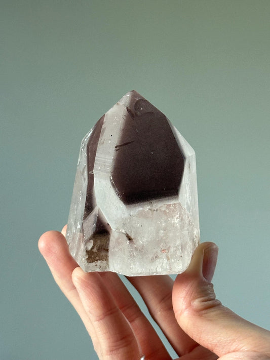 Pink Lithium Quartz Tower