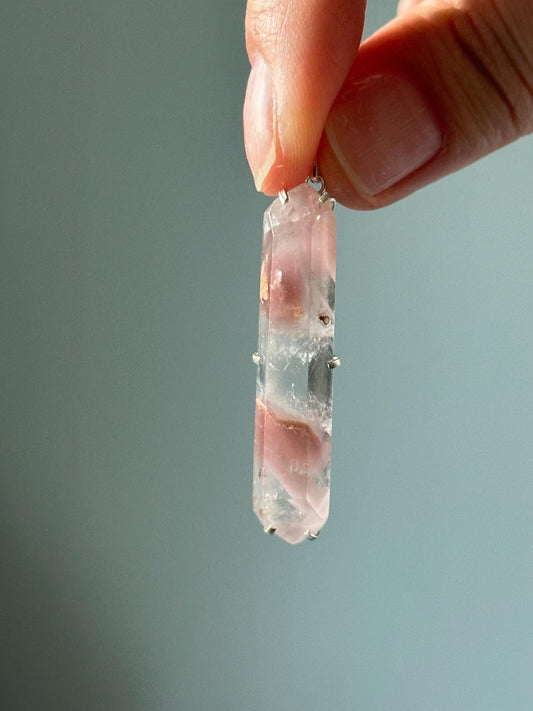 Pink Lithium Crystal Pendant