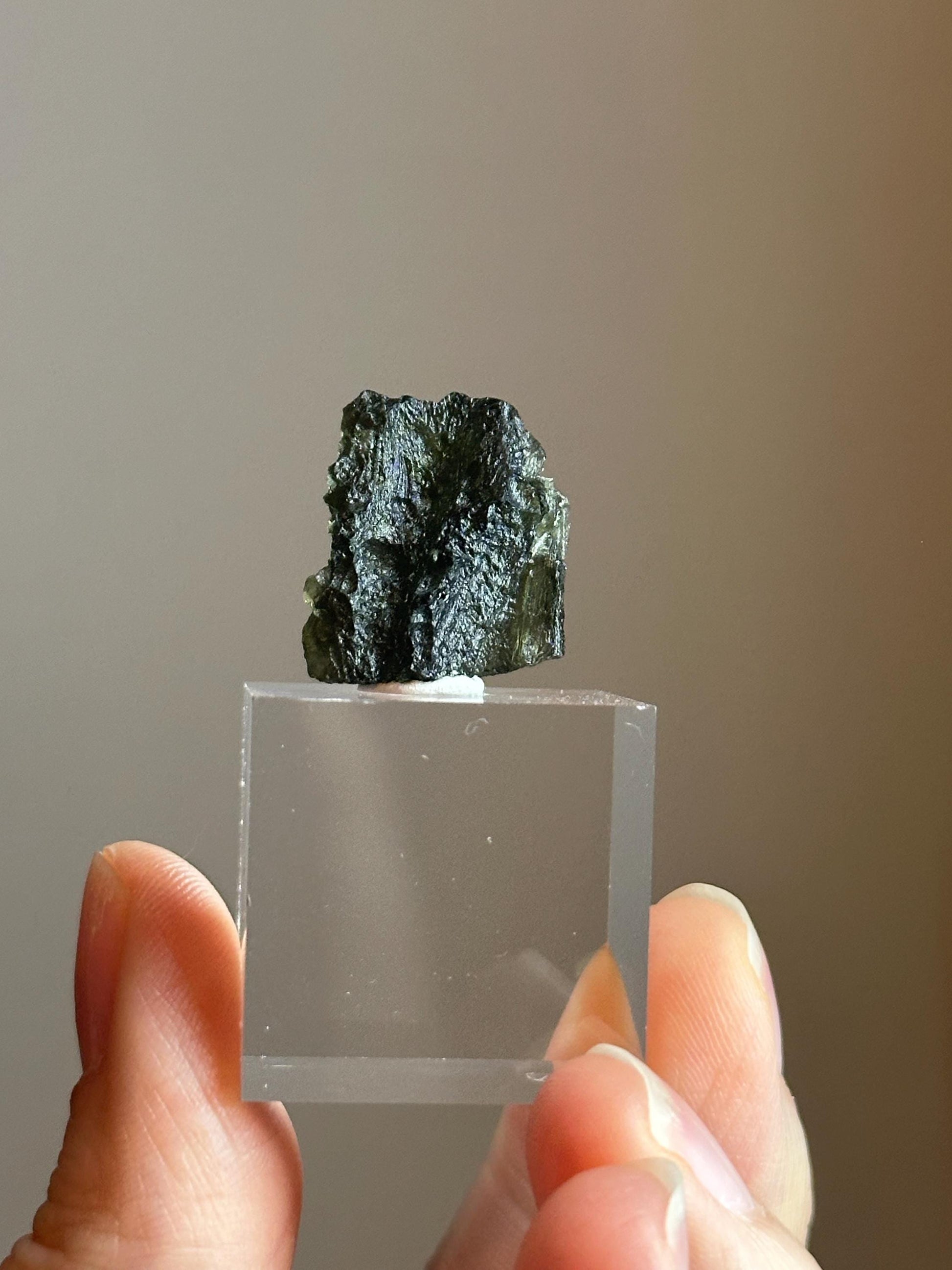 Moldavite – Authentic Tektite from Czech Republic, Powerful Transformation Crystal for Awakening, High Vibration, and Spiritual Growth