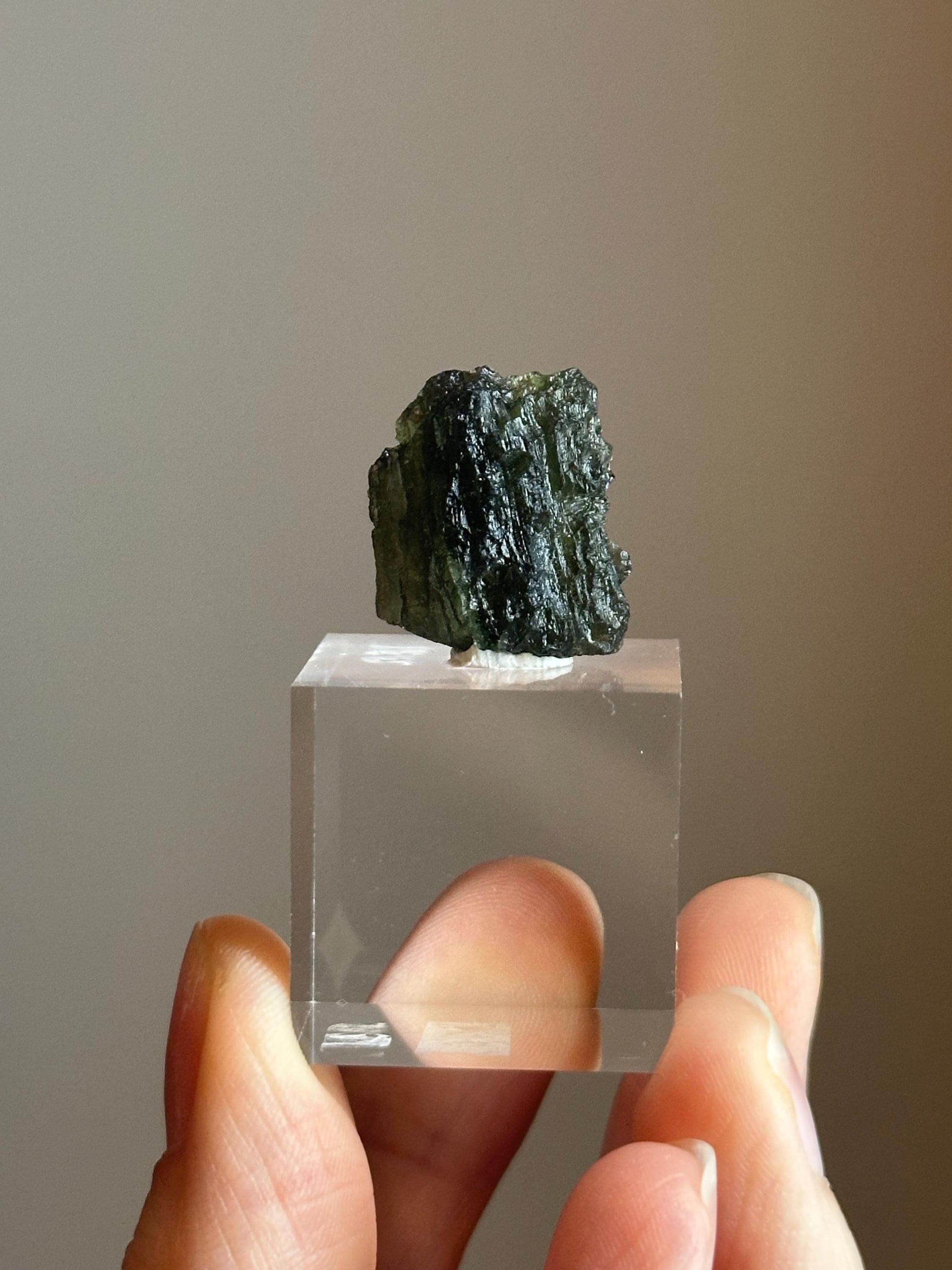 Moldavite – Authentic Tektite from Czech Republic, Powerful Transformation Crystal for Awakening, High Vibration, and Spiritual Growth