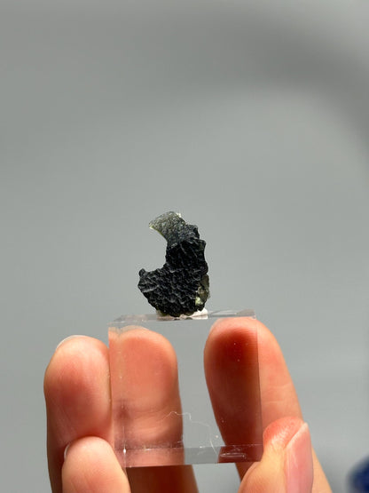 Moldavite – Authentic Tektite from Czech Republic, Powerful Transformation Crystal for Awakening, High Vibration, and Spiritual Growth