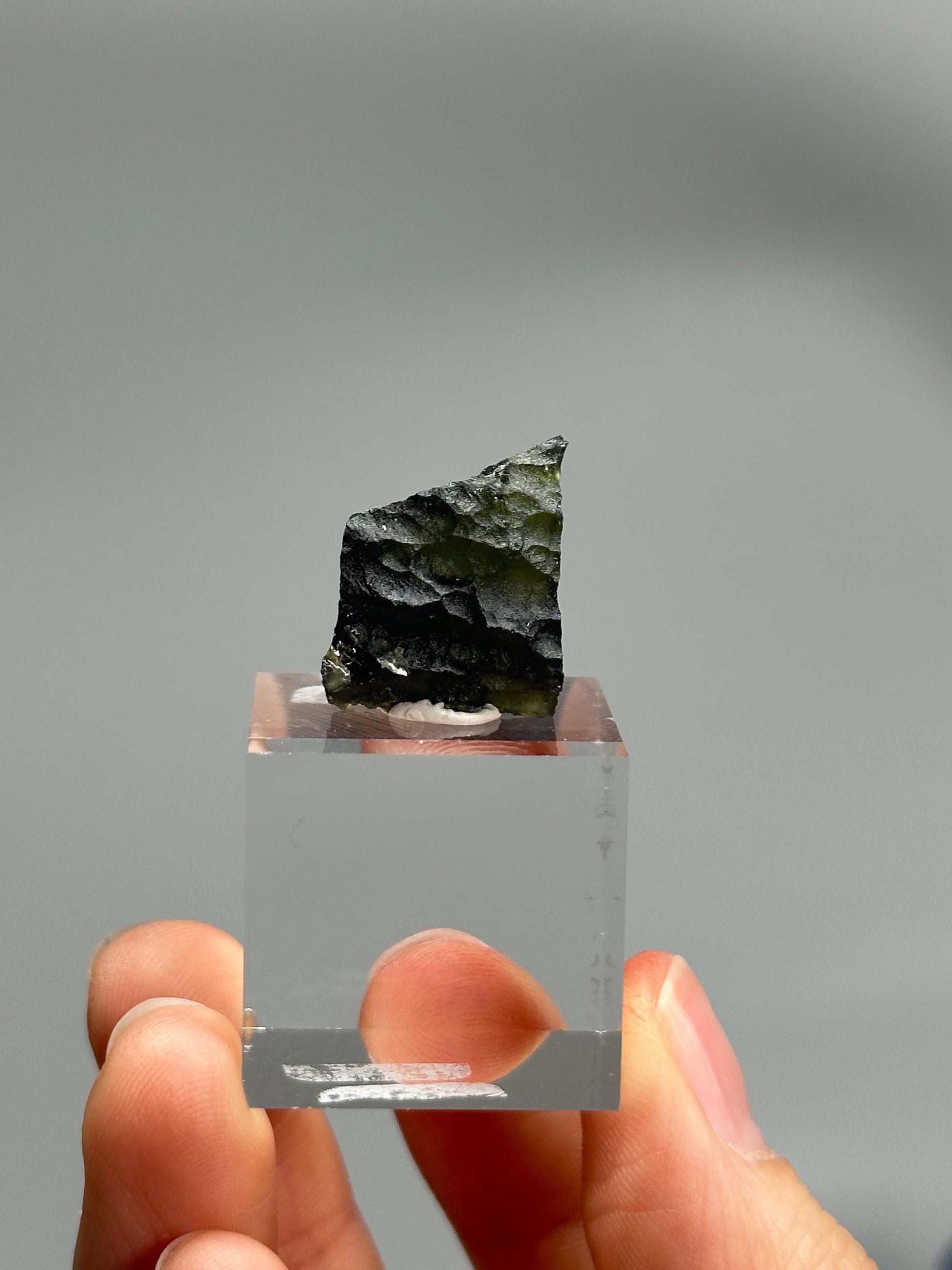 Moldavite – Authentic Tektite from Czech Republic, Powerful Transformation Crystal for Awakening, High Vibration, and Spiritual Growth
