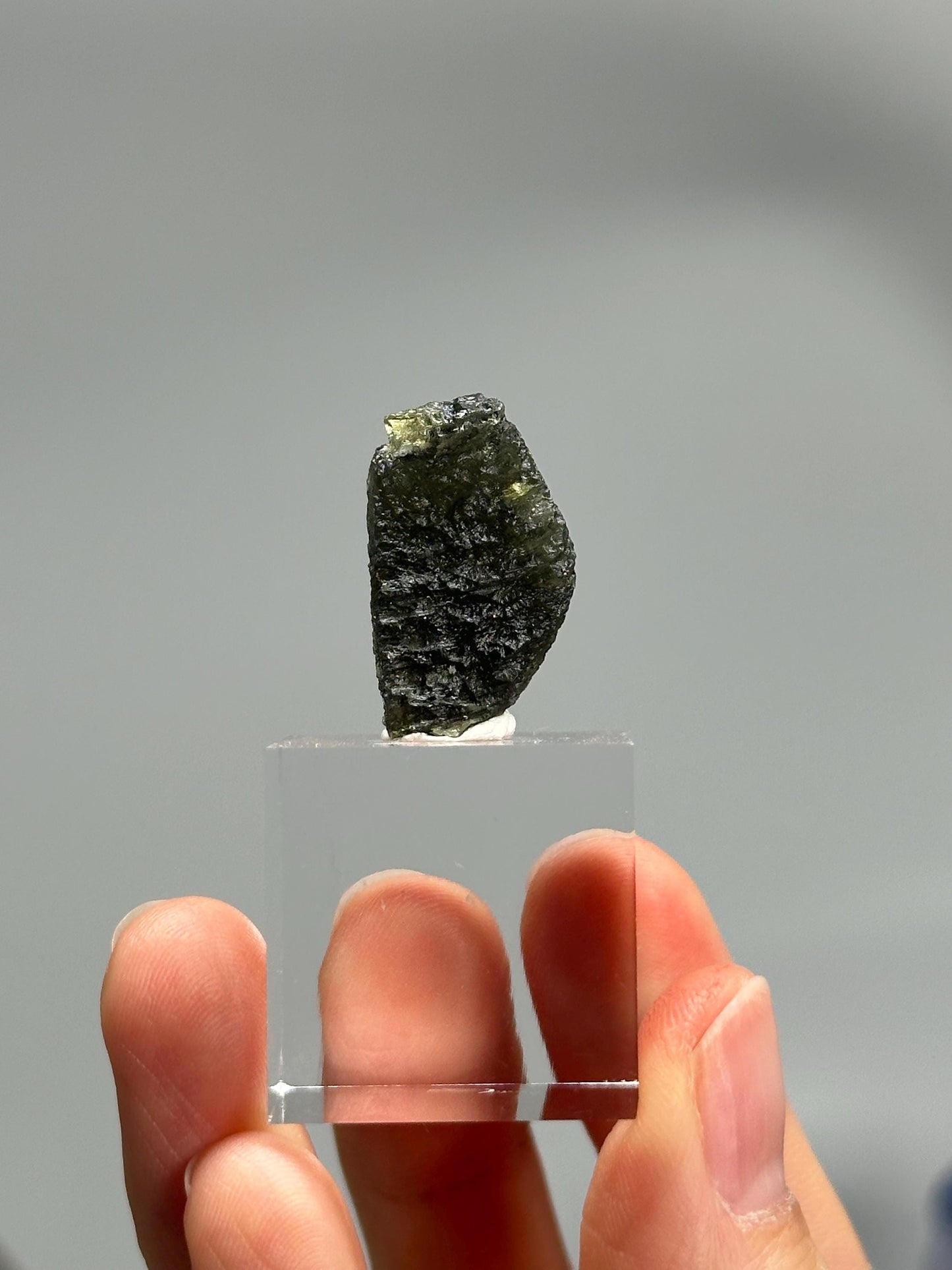 Moldavite – Authentic Tektite from Czech Republic, Powerful Transformation Crystal for Awakening, High Vibration, and Spiritual Growth