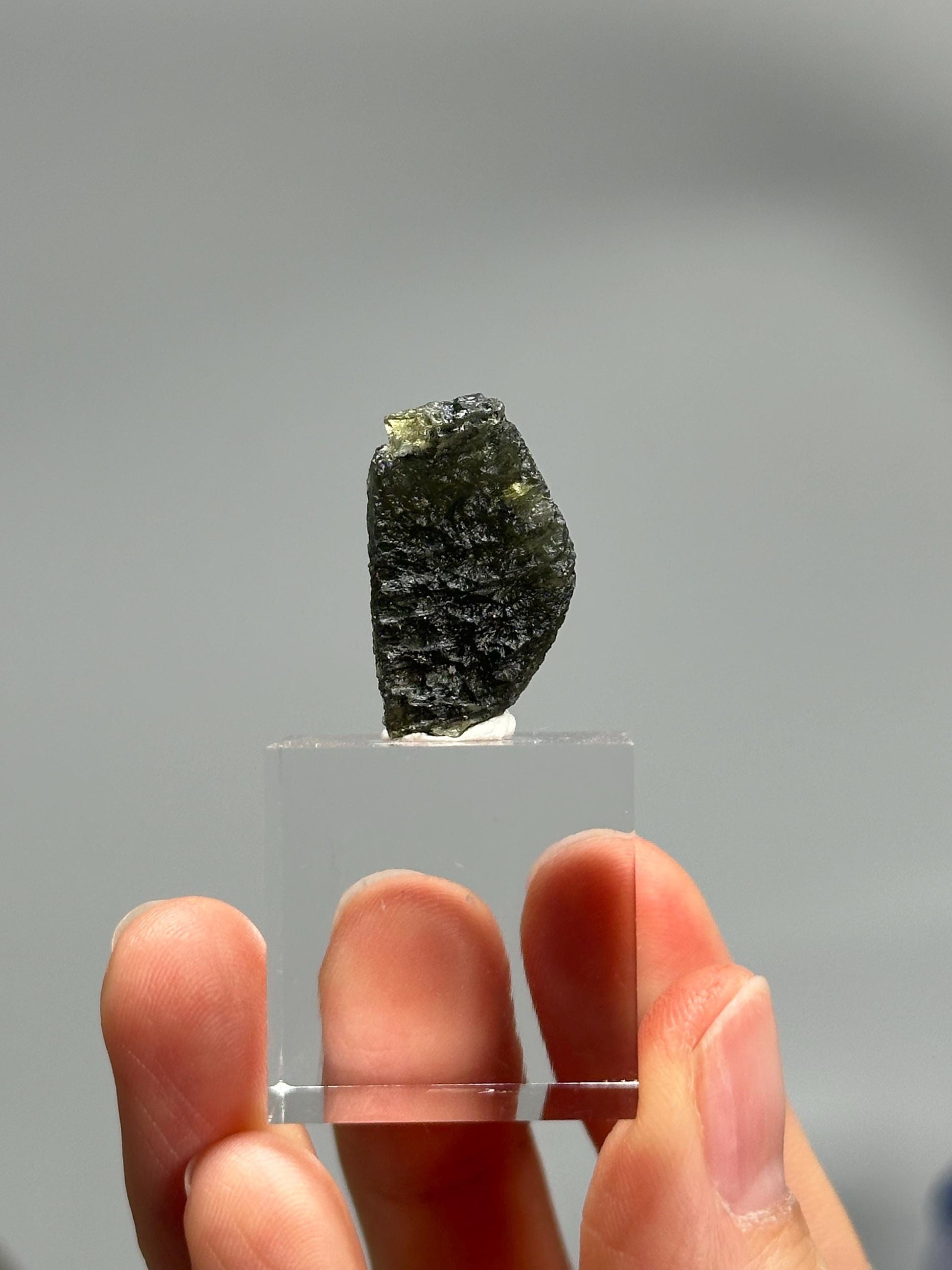 Moldavite – Authentic Tektite from Czech Republic, Powerful Transformation Crystal for Awakening, High Vibration, and Spiritual Growth