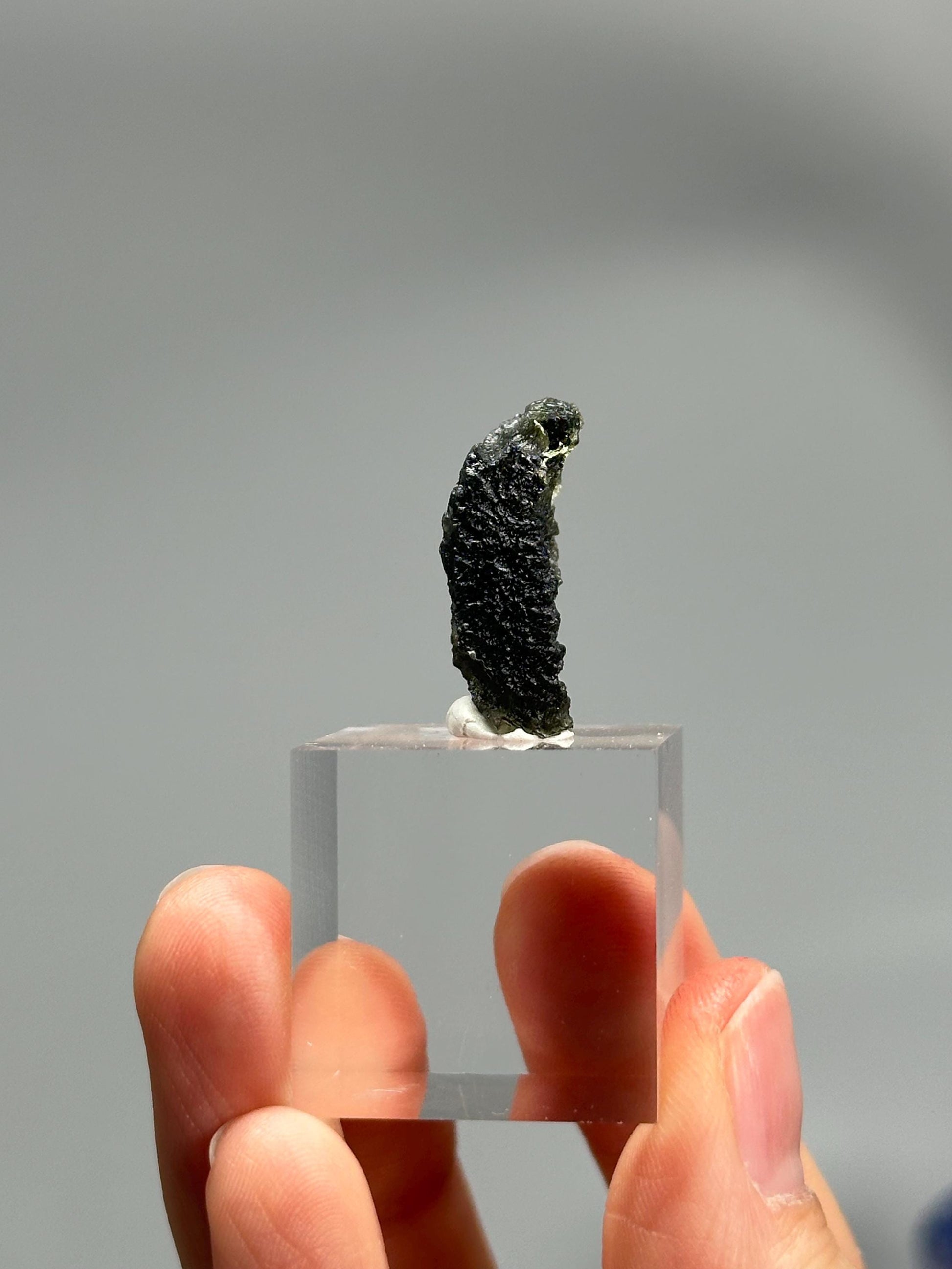 Moldavite – Authentic Tektite from Czech Republic, Powerful Transformation Crystal for Awakening, High Vibration, and Spiritual Growth