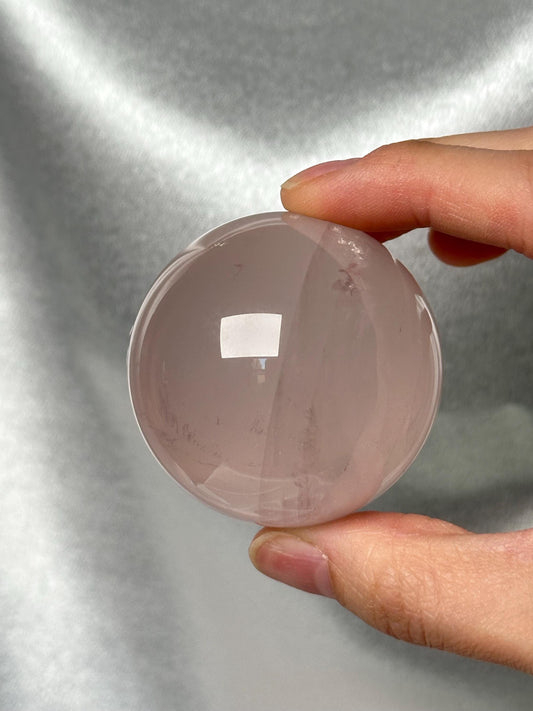 Rose Quartz Sphere – You Pick! Polished Pink Crystal Orb of Love, Gentle Heart Chakra Stone, Decor, or Gift Display