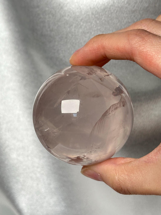 Rose Quartz Sphere – You Pick! Polished Pink Crystal Orb of Love, Gentle Heart Chakra Stone, Decor, or Gift Display