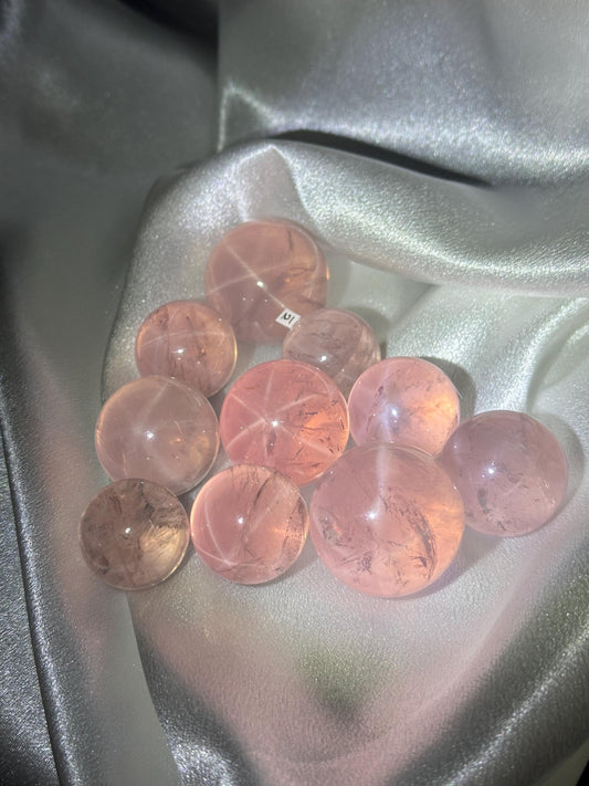 Old Stock Mozambique Rose Quartz Sphere – You Pick! Natural Crystal for Heart Healing, Love Energy, Home Decor, or Collection Piece