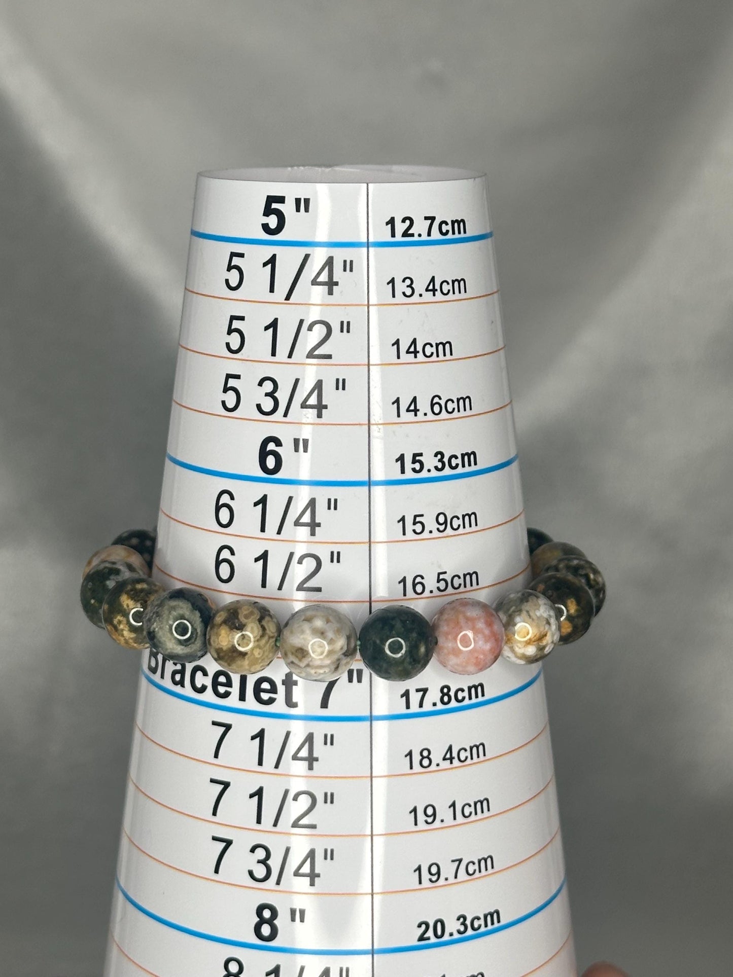 Ocean Jasper Bracelet | Natural Multicolor Gemstone Bracelet | Nurturing Crystal for Positivity, Balance & Inner Calm | Thoughtful Gift