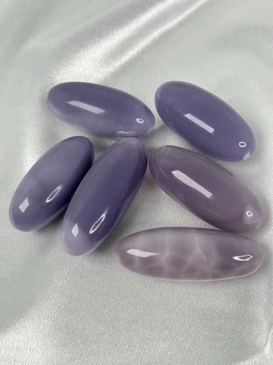 Yttrium Lavender Fluorite Shiva Lingam | YOU PICK! | Polished High-Grade Crystal for Peace & Clarity | Calming Stone for Display Meditation