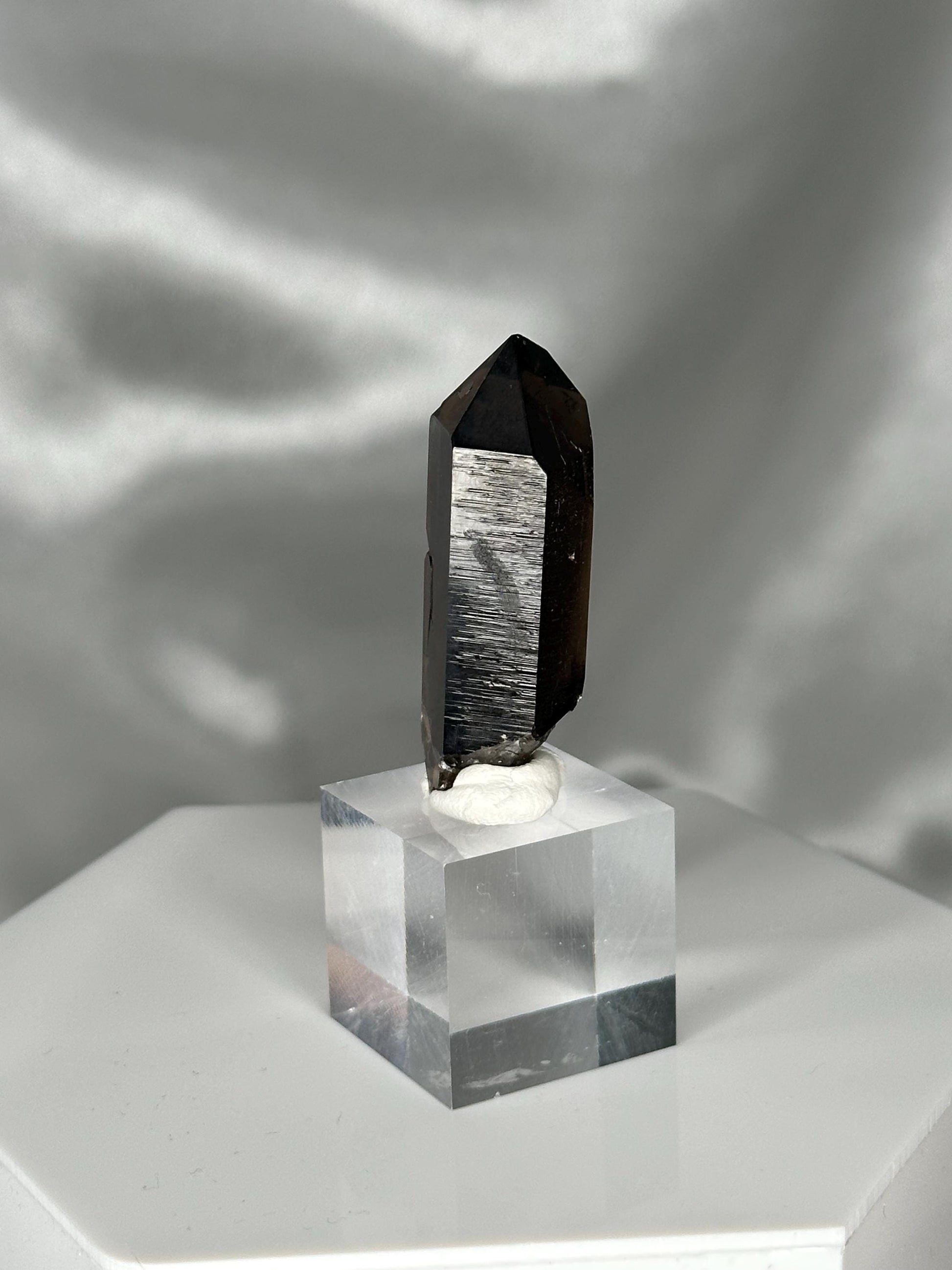 Smoky Quartz Point – Galenstock, Urseren, Switzerland – Alpine Mineral Specimen, Collector’s Crystal for Grounding, Clarity & Protection