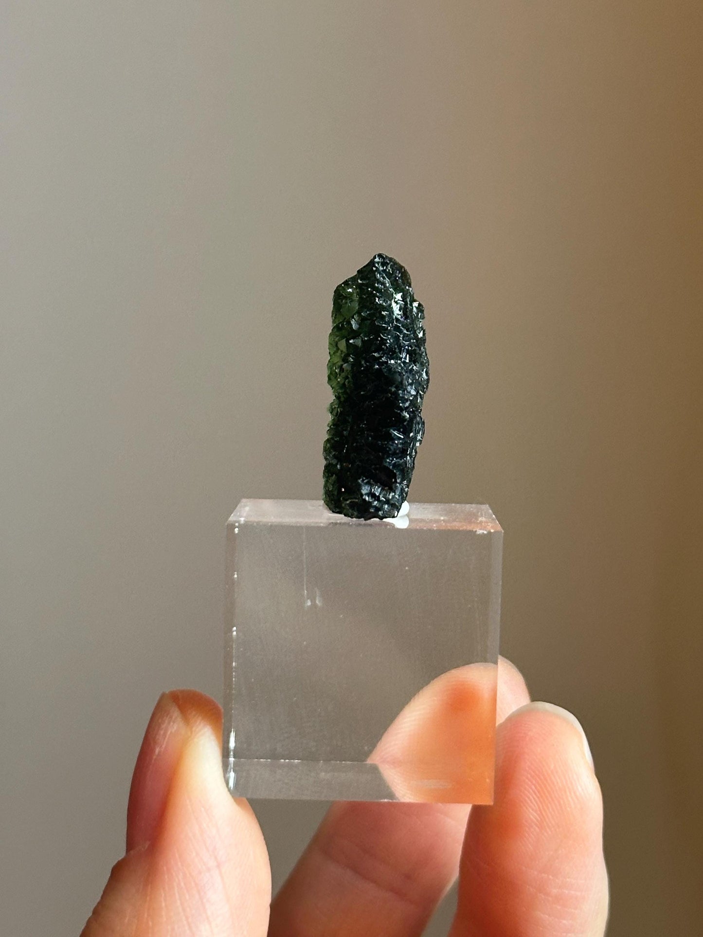 Moldavite – Authentic Tektite from Czech Republic, Powerful Transformation Crystal for Awakening, High Vibration, and Spiritual Growth