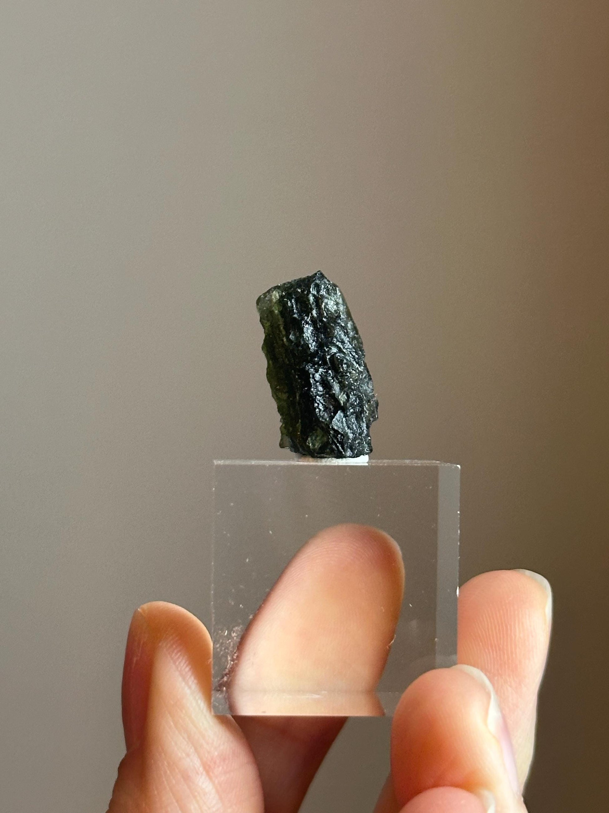 Moldavite – Authentic Tektite from Czech Republic, Powerful Transformation Crystal for Awakening, High Vibration, and Spiritual Growth