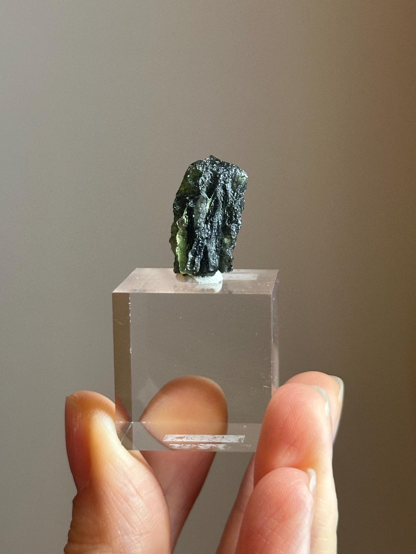 Moldavite – Authentic Tektite from Czech Republic, Powerful Transformation Crystal for Awakening, High Vibration, and Spiritual Growth