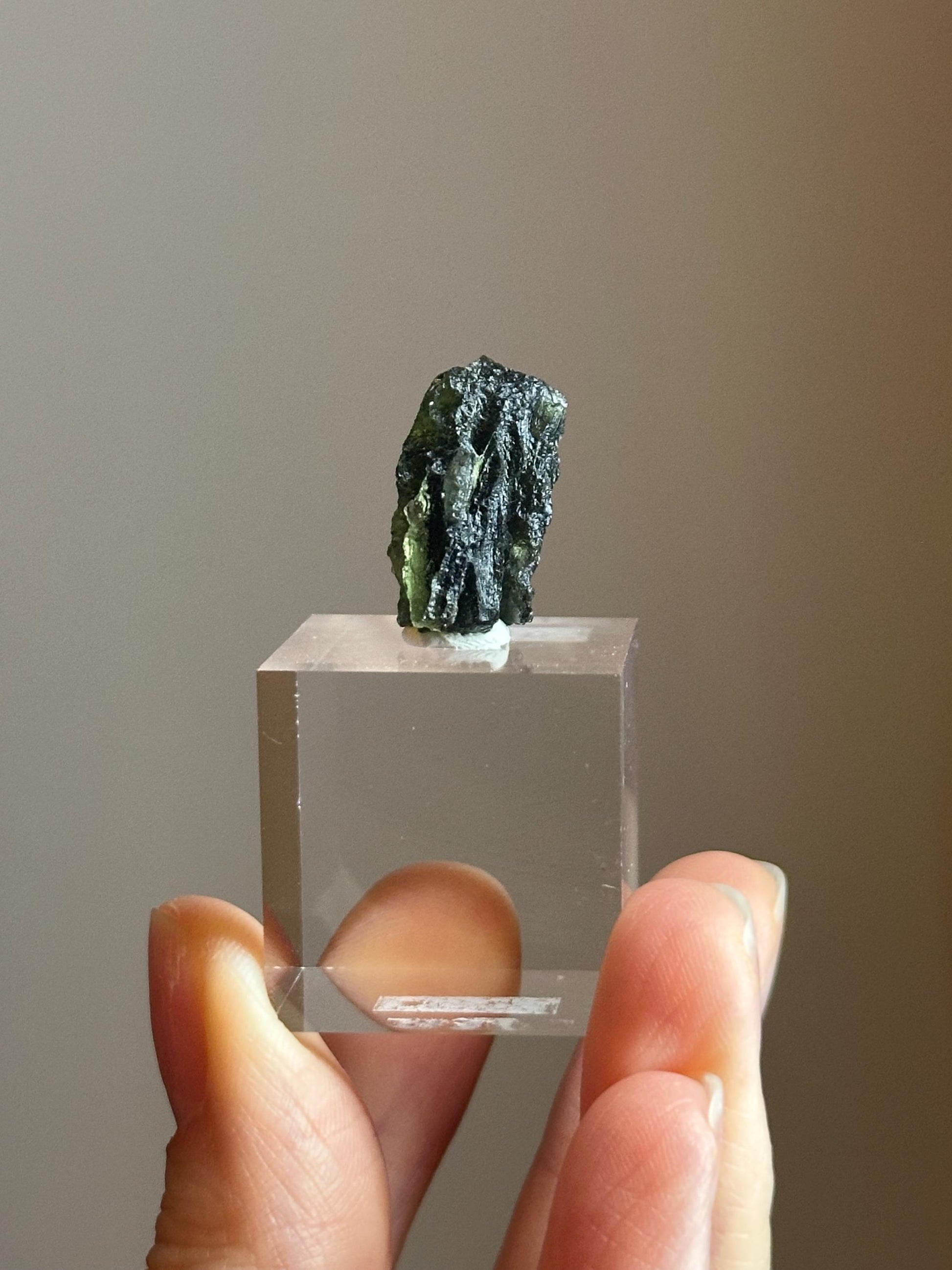 Moldavite – Authentic Tektite from Czech Republic, Powerful Transformation Crystal for Awakening, High Vibration, and Spiritual Growth