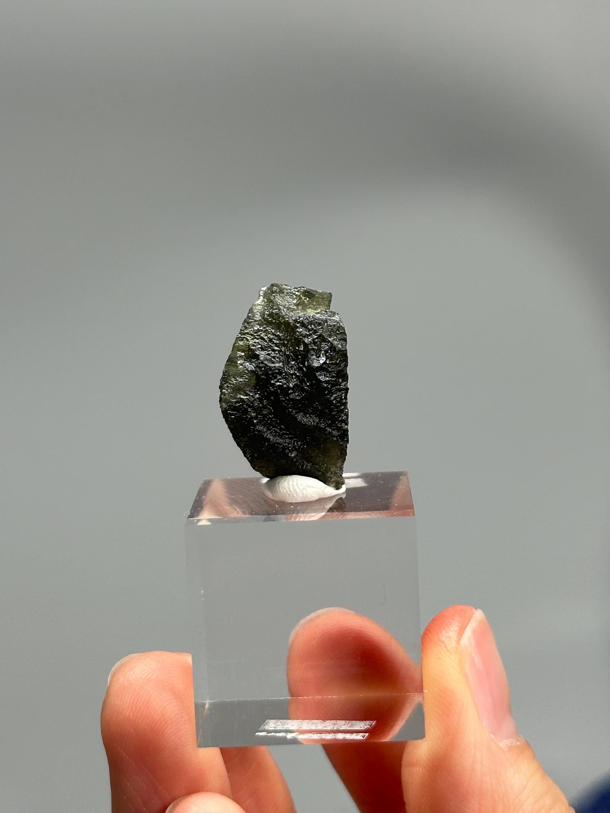 Moldavite – Authentic Tektite from Czech Republic, Powerful Transformation Crystal for Awakening, High Vibration, and Spiritual Growth