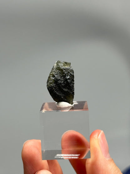 Moldavite – Authentic Tektite from Czech Republic, Powerful Transformation Crystal for Awakening, High Vibration, and Spiritual Growth