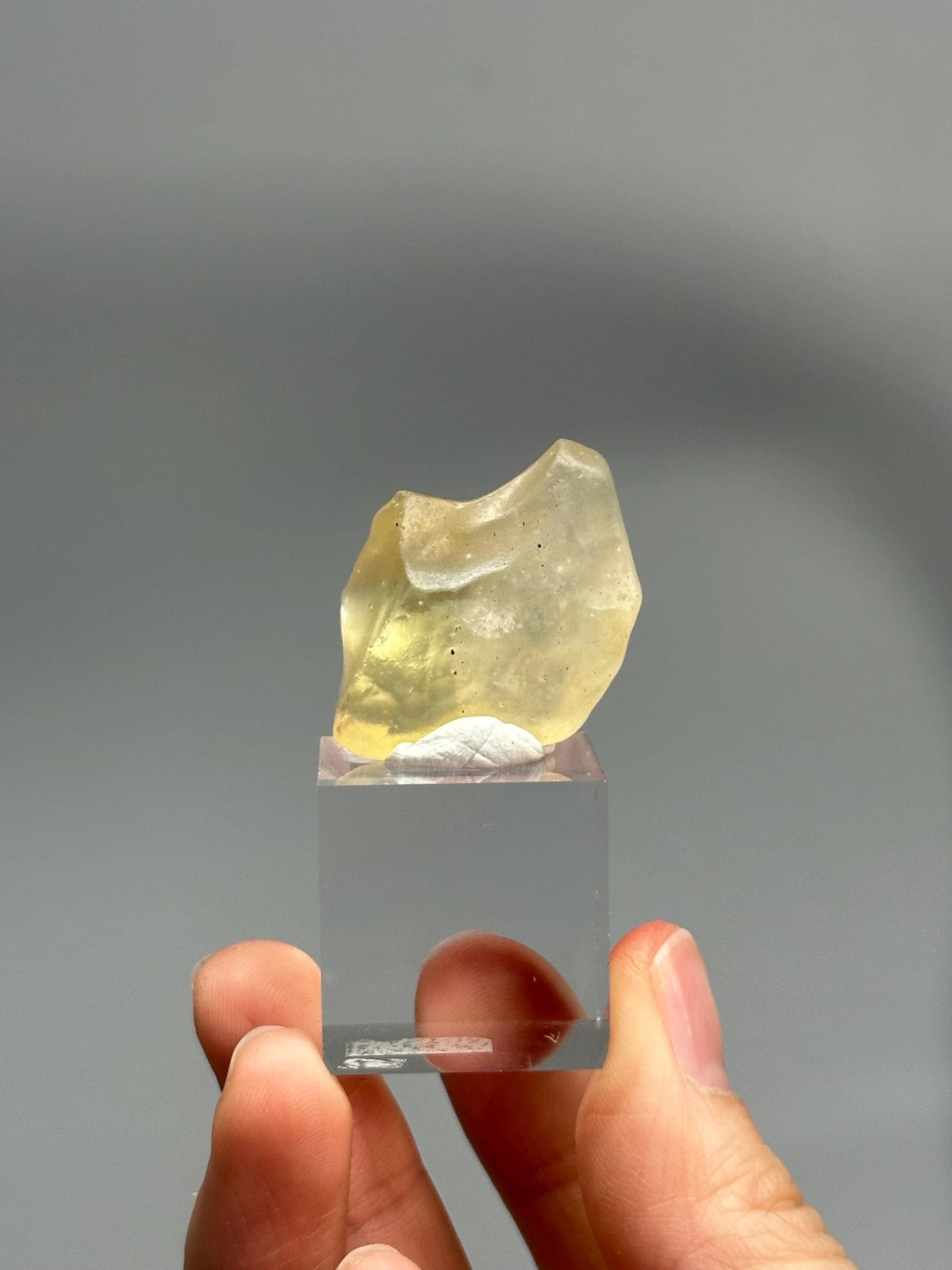 Libyan Desert Glass – Rare Tektite from the Sahara, High-Vibration Crystal for Manifestation, Solar Plexus Activation, or Collector Display