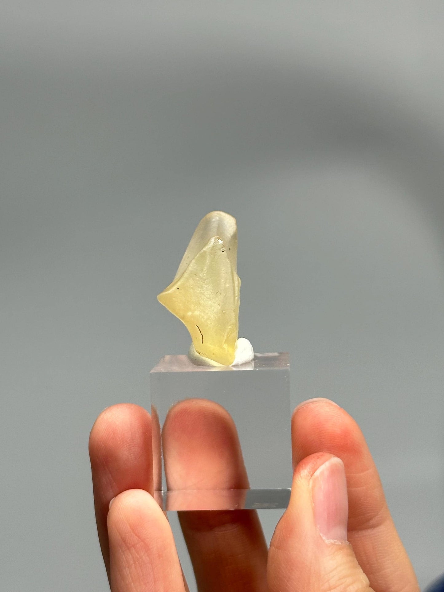 Libyan Desert Glass – Rare Tektite from the Sahara, High-Vibration Crystal for Manifestation, Solar Plexus Activation, or Collector Display