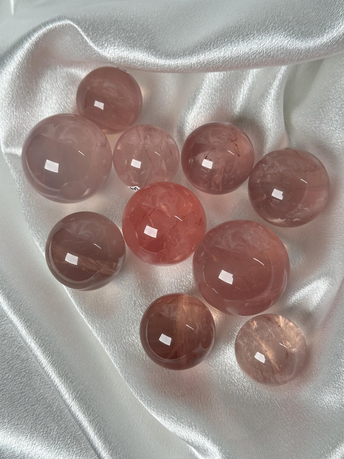Old Stock Mozambique Rose Quartz Sphere – You Pick! Natural Crystal for Heart, Love Energy, Home Decor, or Collection Piece