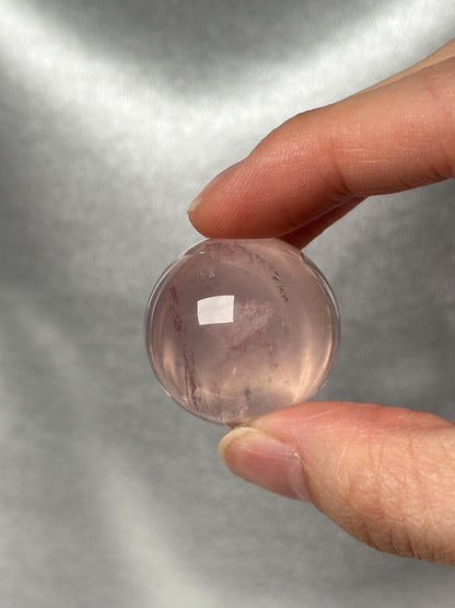 Old Stock Mozambique Rose Quartz Sphere – You Pick! Natural Crystal for Heart, Love Energy, Home Decor, or Collection Piece