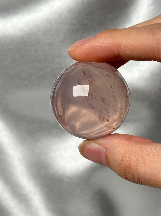 Old Stock Mozambique Rose Quartz Sphere – Natural Crystal Orb for Heart Healing, Love Energy, Meditation, Home Decor, or Collection Piece