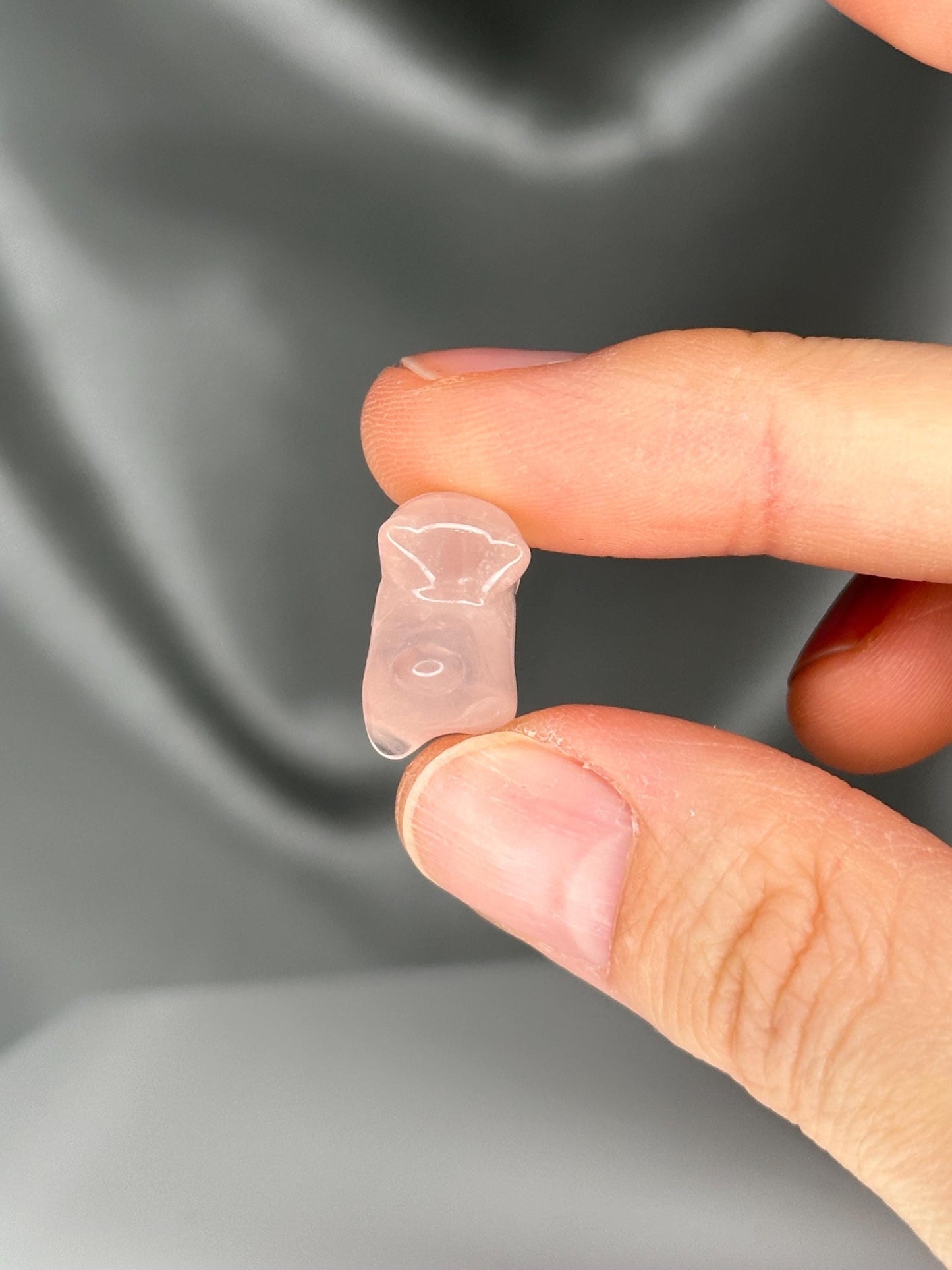 Rose Quartz Walking Kitty | Hand-Carved Crystal Cat Figurine | Natural Pink Gemstone Animal | Adorable Rose Quartz Collectible or Gift Home