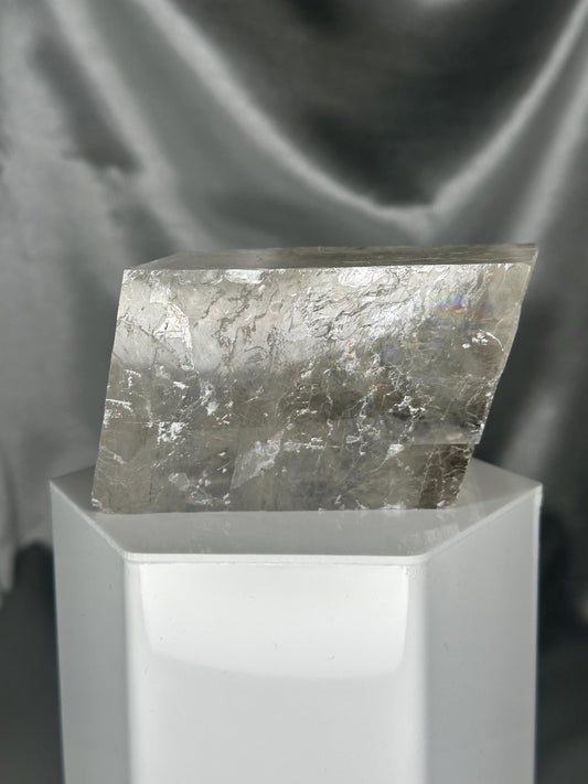 Dendritic Calcite Crystal from Brazil | Natural Veined Healing Stone | Unique Patterned Calcite Mineral Specimen | Earthy Crystal Decor Gift