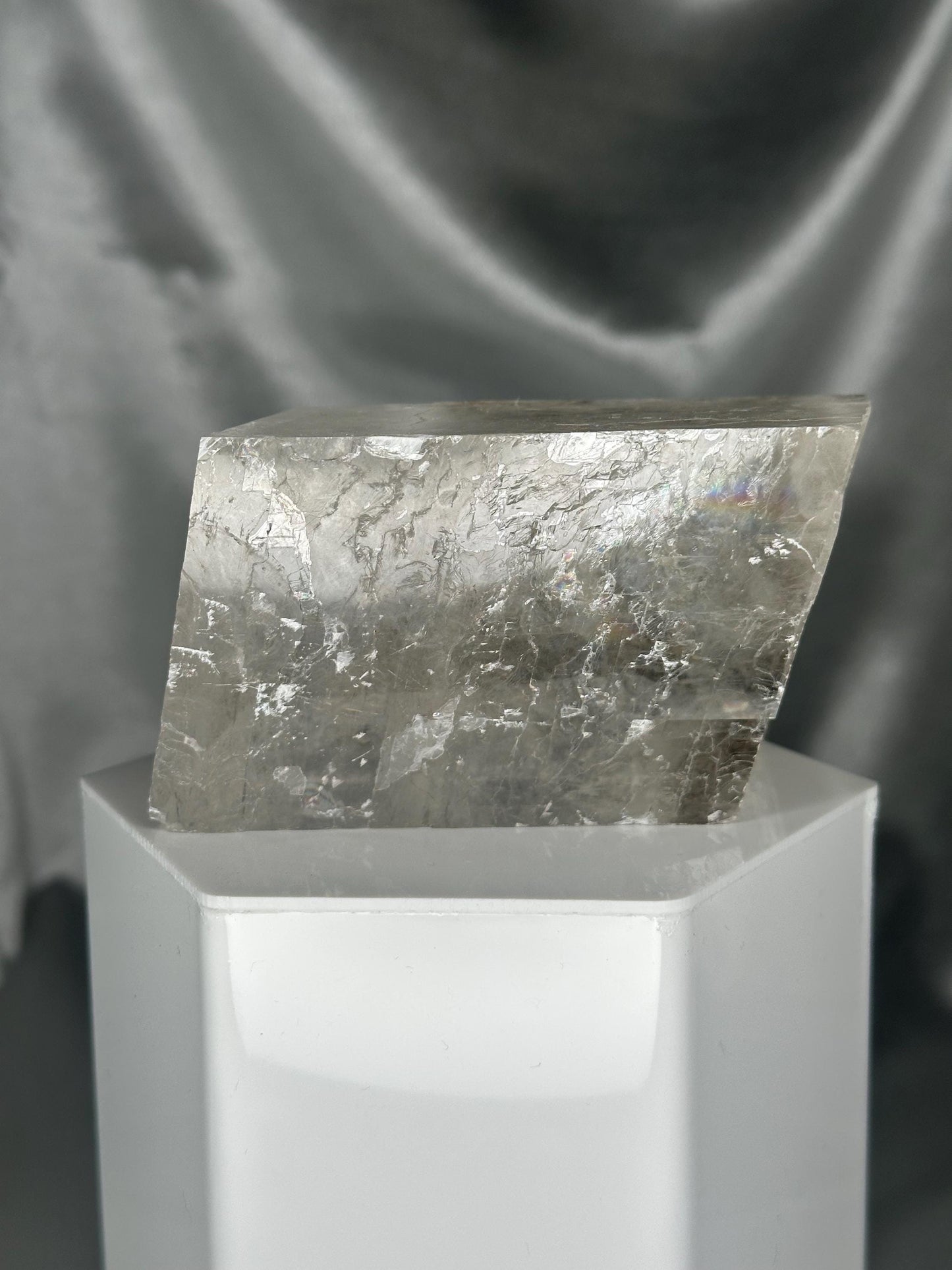 Dendritic Calcite Crystal from Brazil | Natural Veined Healing Stone | Unique Patterned Calcite Mineral Specimen | Earthy Crystal Decor Gift