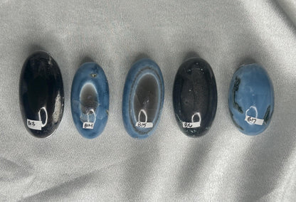 Owyhee Blue Opal Shiva Lingam | YOU PICK! | Polished Natural Blue Gemstone | Calming Collectible Stone for Balance, Intuition & Tranquility