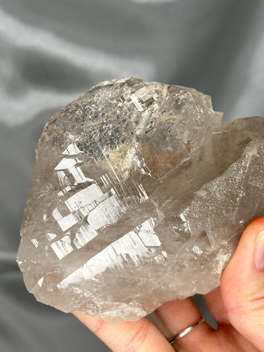 Quartz Gwindel – Furka Pass Area, Urseren, Switzerland – Rare Alpine Quartz Specimen, Twisted Crystal Formation, Collector’s Mineral